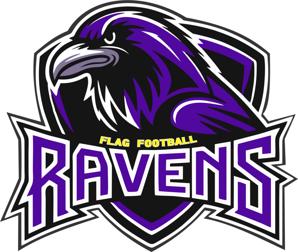 ravens flag football logo